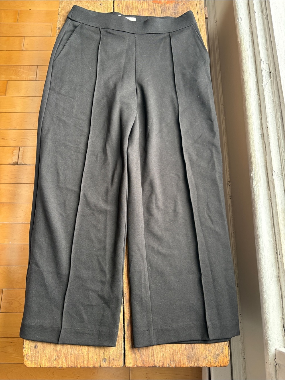 Women’s Black Pleated Pants